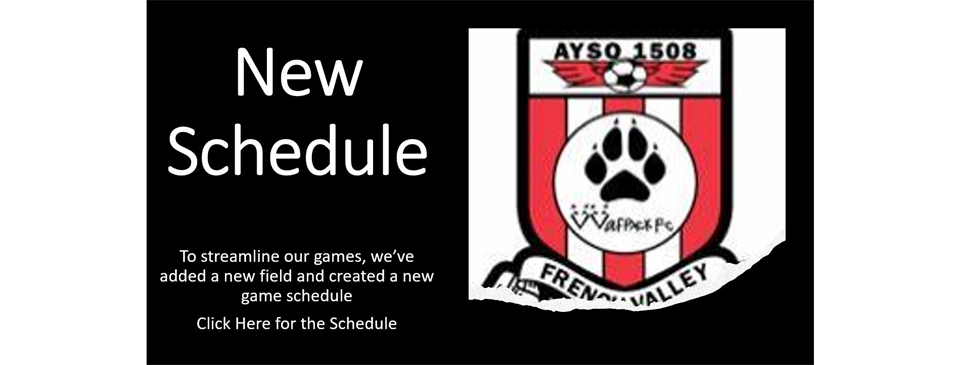 New Schedule for 6U-12U