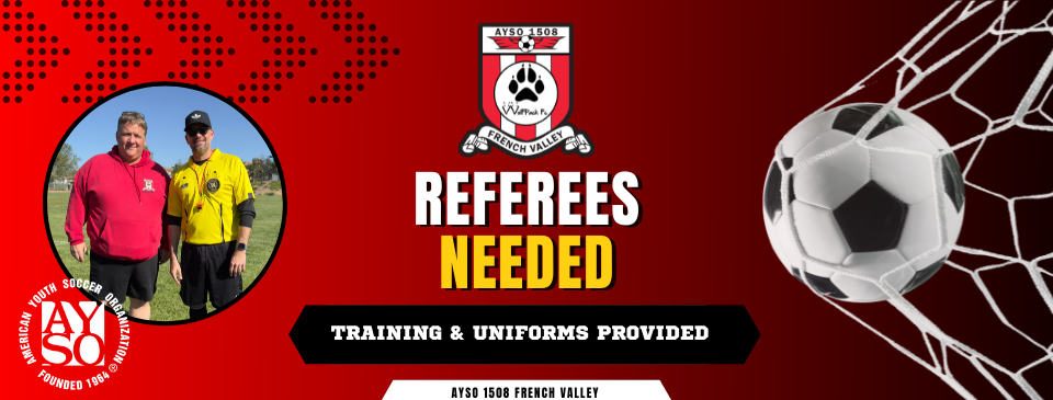 Referees Needed!