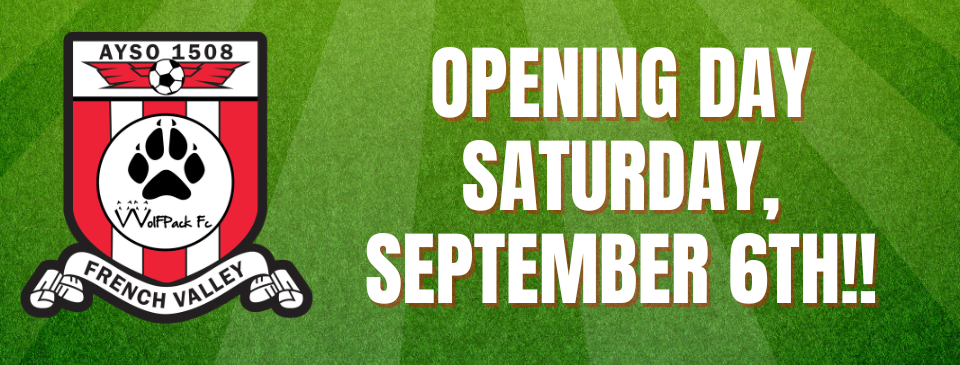 Opening Day - 9/6