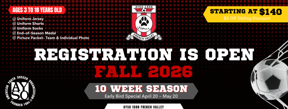 FALL 2026 REGISTRATION